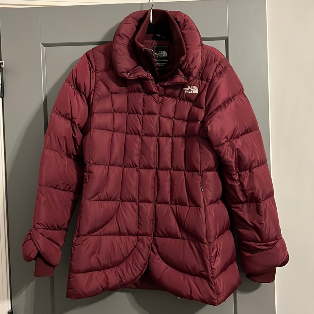 North Face 600 Down Coat Burgundy